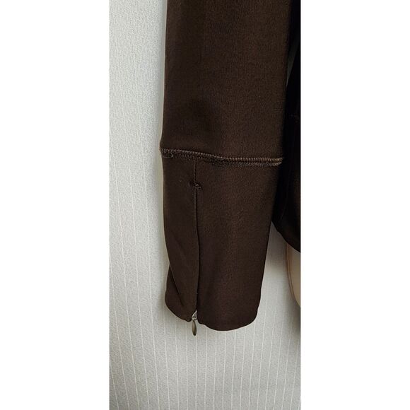 Lucy Tech Women's Size M Brown Full Zip Long Sleeve Jacket Activewear - Picture 4 of 8
